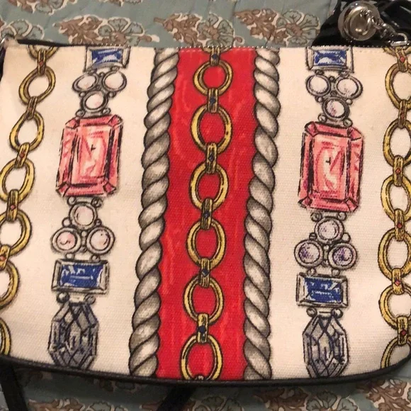 Brighton Glitter and Glow Crossbody Bag with tassel - Picture 7 of 8